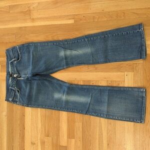 I.N.C. International Concepts Mid-Rise Bootcut Saddle Stitch Jeans Size 10